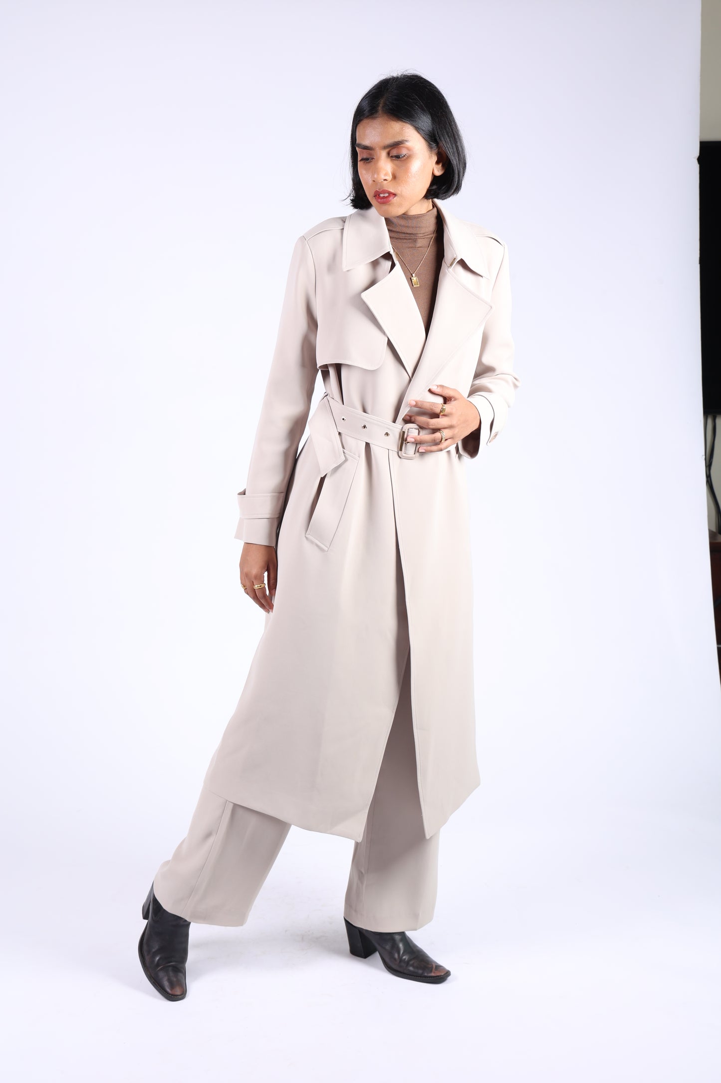 Beige Trench Coat
