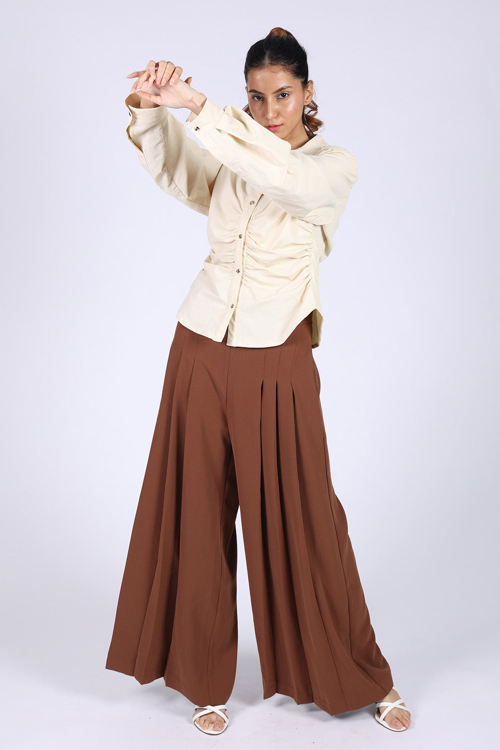 Beige Cotton Shirt