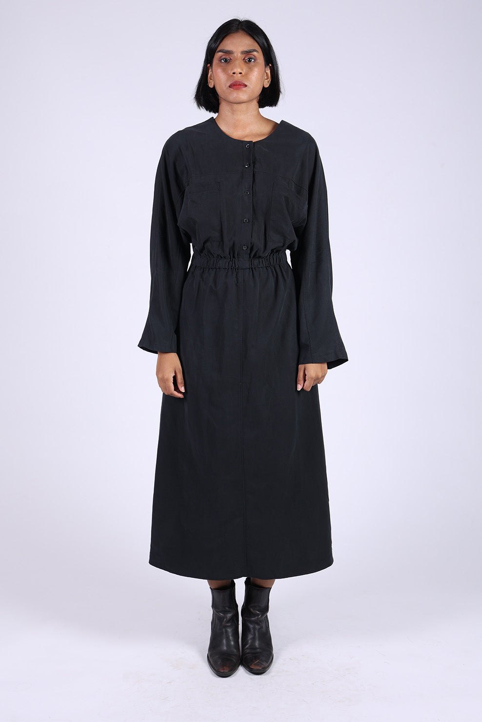 Black Cotton Dress