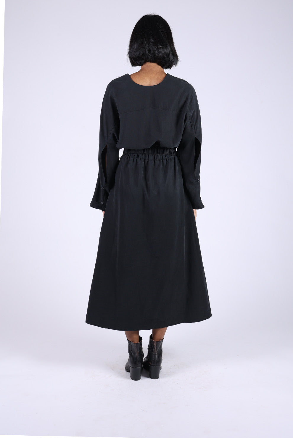 Black Cotton Dress