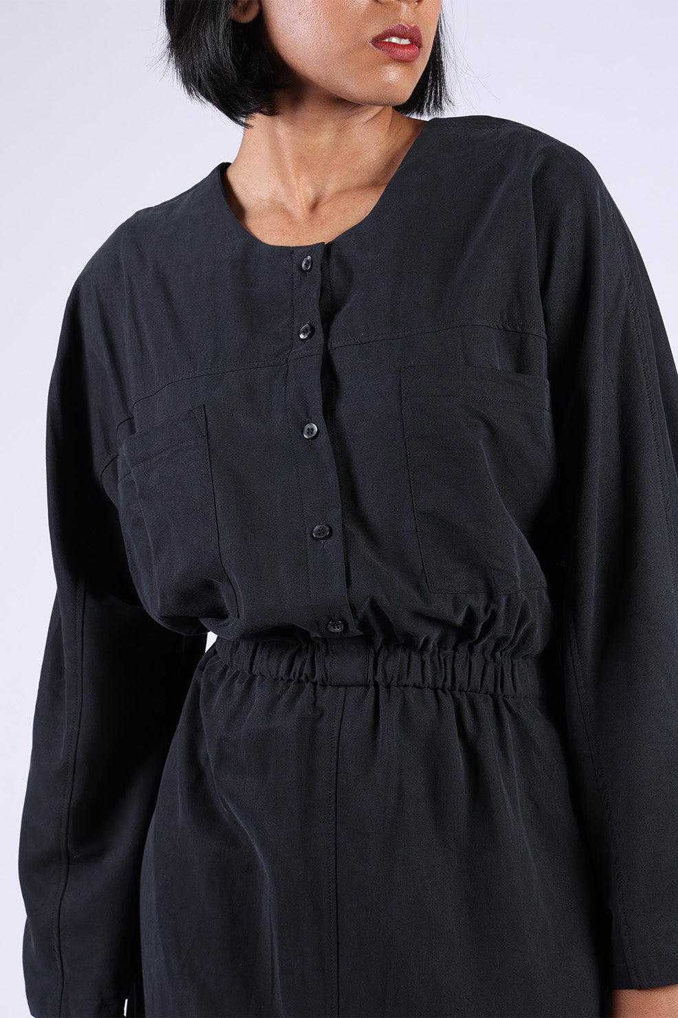 Black Cotton Dress