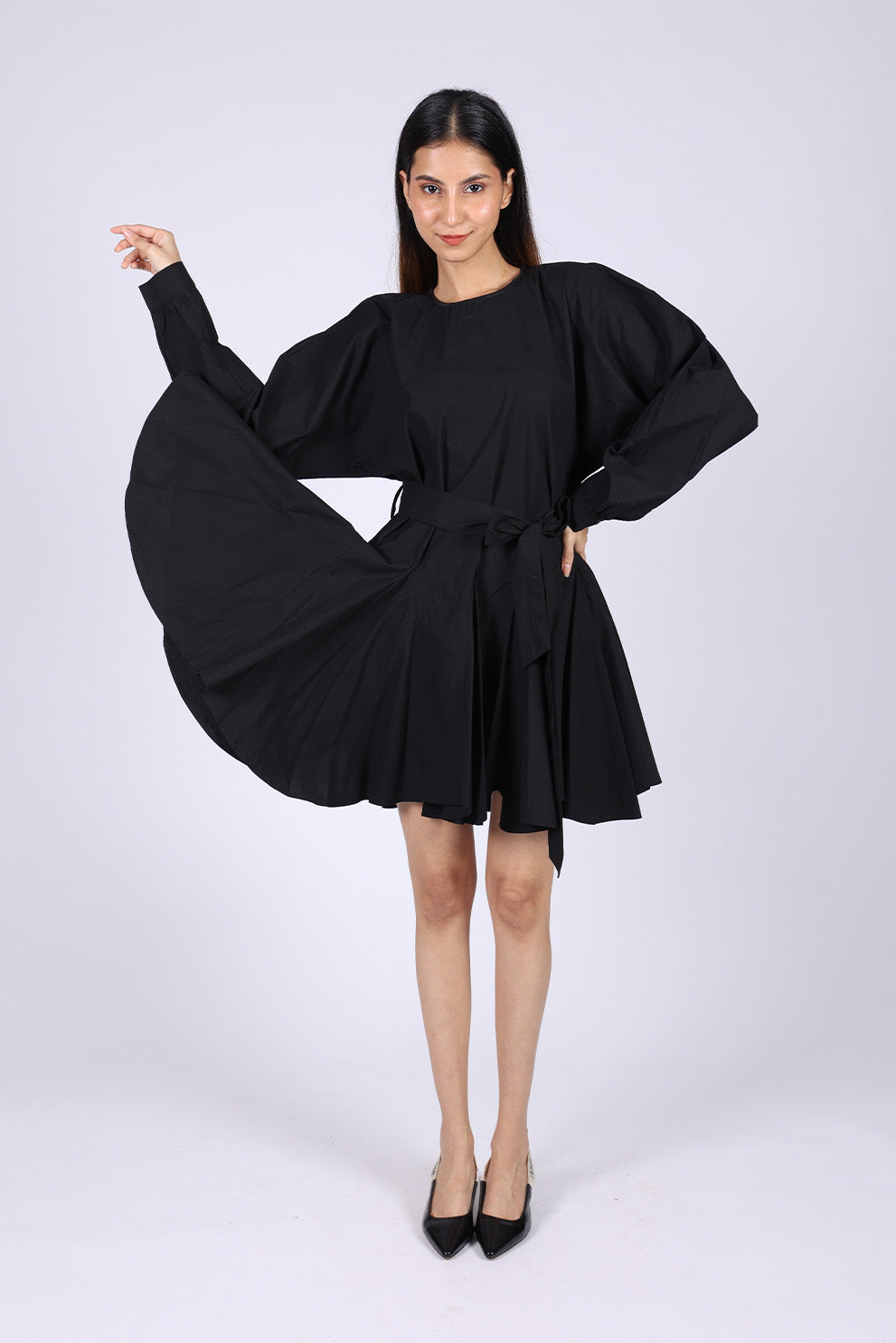 Black Cotton Dress