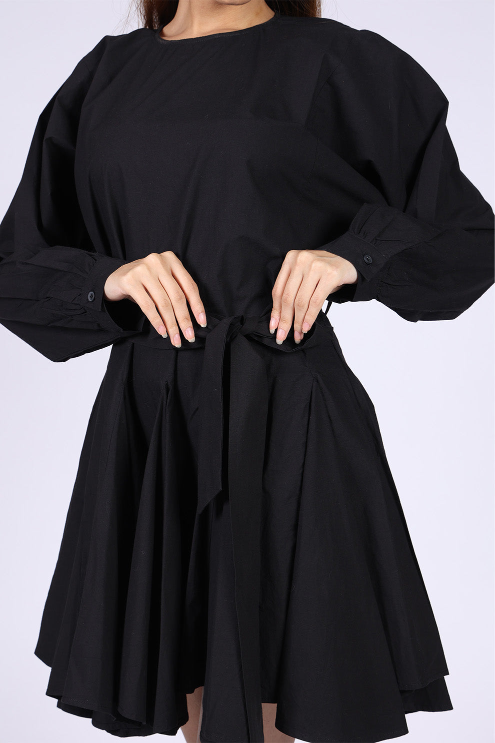 Black Cotton Dress