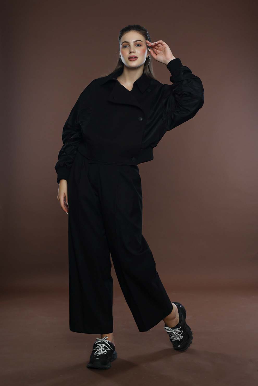 Black Bomber Jacket