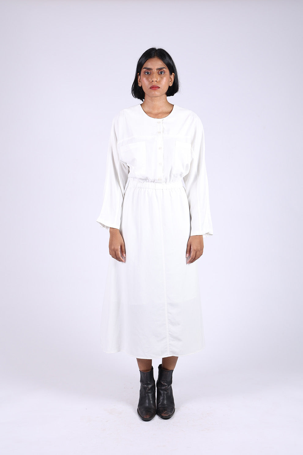 White Cotton Dress