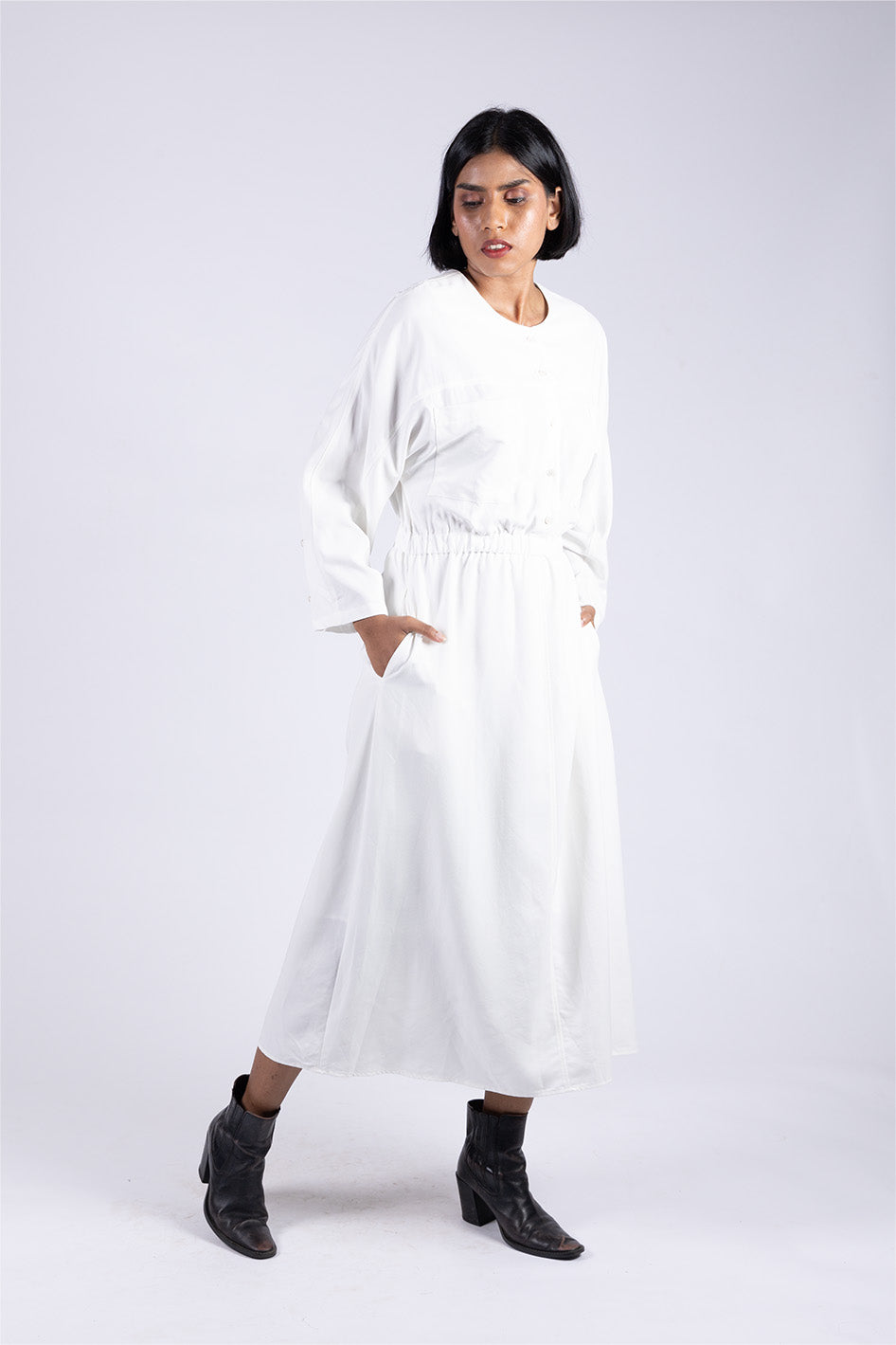 White Cotton Dress