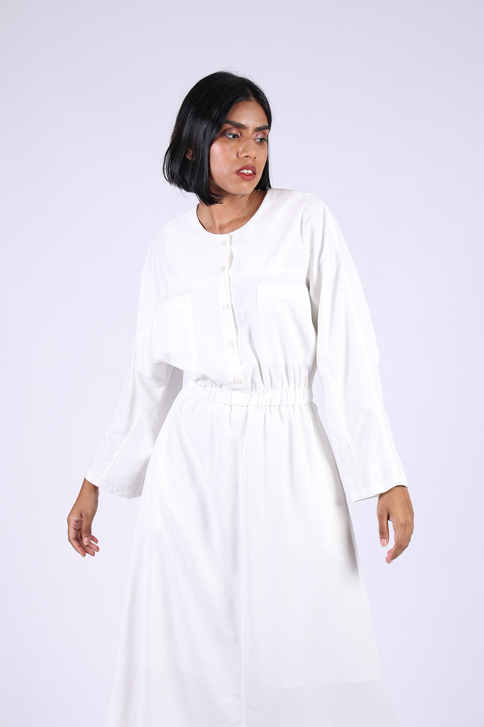 White Cotton Dress