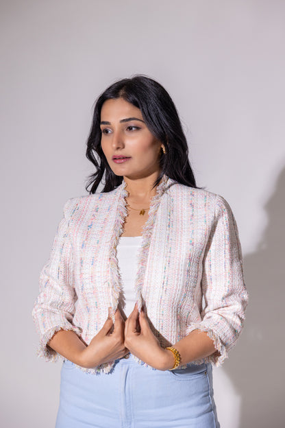 Pink Tweed Jacket