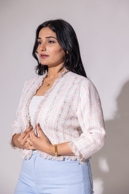 Pink Tweed Jacket