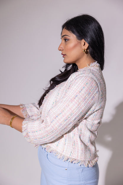 Pink Tweed Jacket