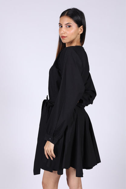 Black Cotton Dress
