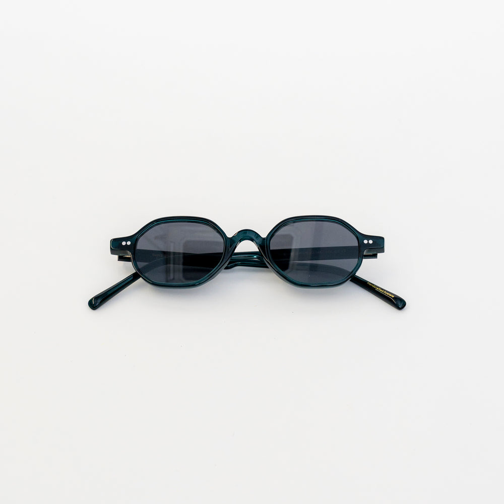 Eclipse Compact Round Acetate Sunglasses