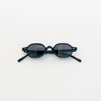 Eclipse Compact Round Acetate Sunglasses