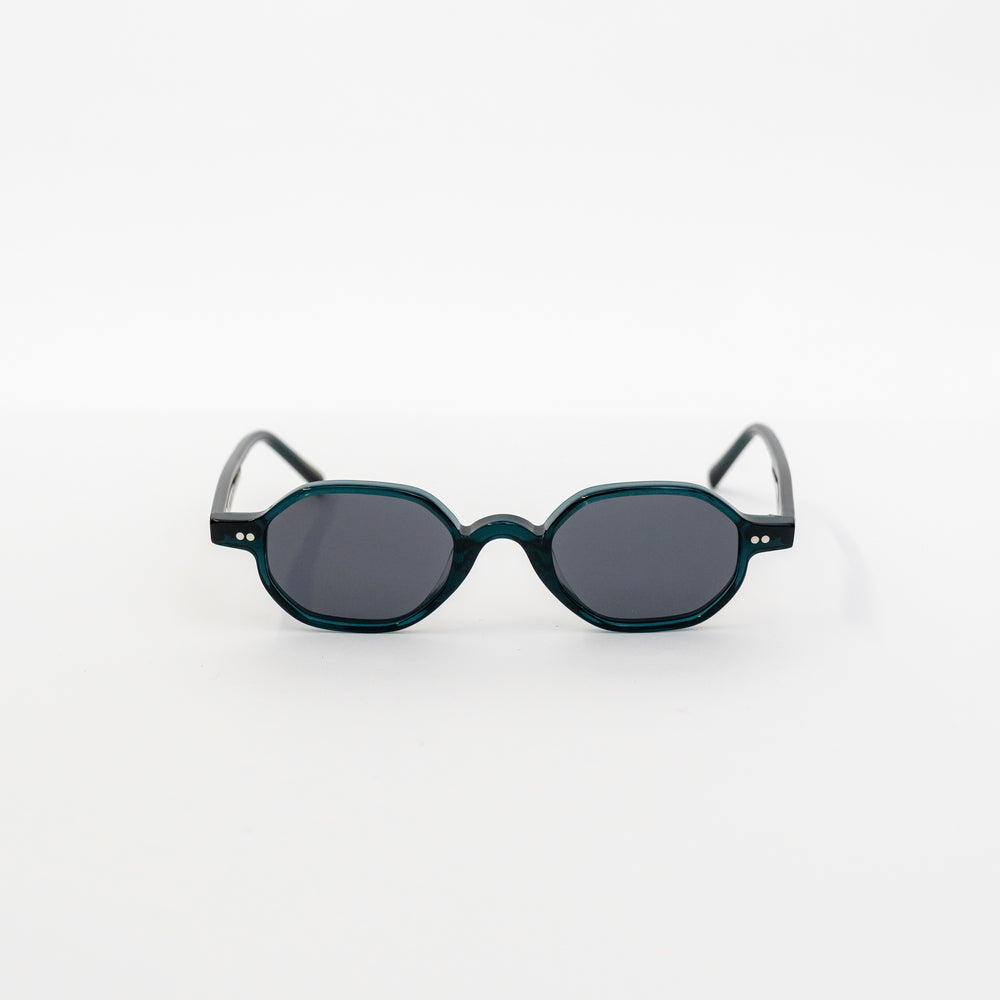 Eclipse Compact Round Acetate Sunglasses