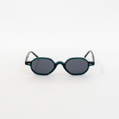 Eclipse Compact Round Acetate Sunglasses