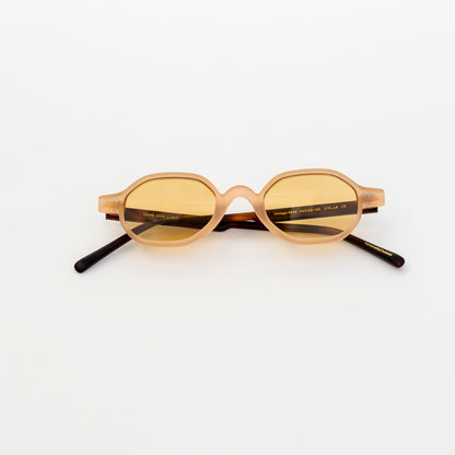 Eclipse Compact Round Acetate Sunglasses