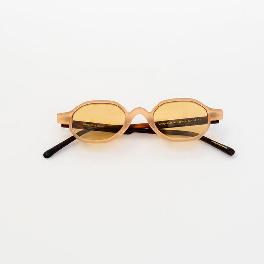 Eclipse Compact Round Acetate Sunglasses
