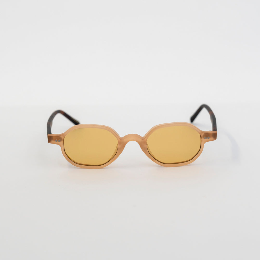 Eclipse Compact Round Acetate Sunglasses