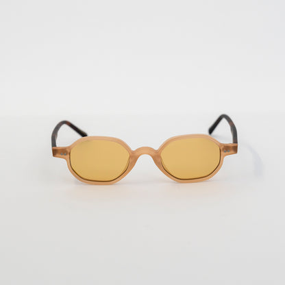 Eclipse Compact Round Acetate Sunglasses