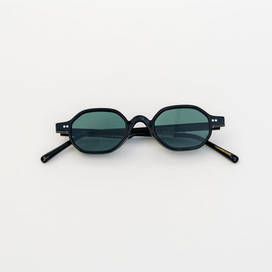 Eclipse Compact Round Acetate Sunglasses