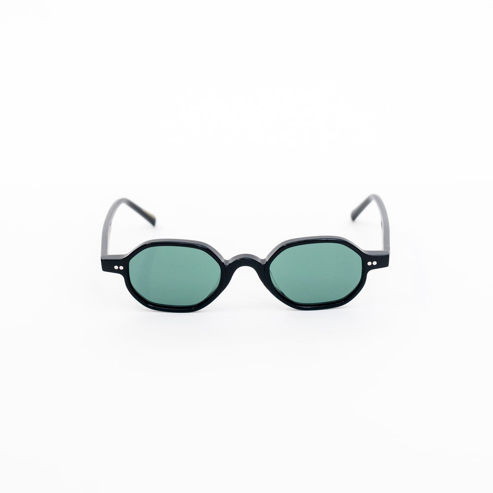 Eclipse Compact Round Acetate Sunglasses
