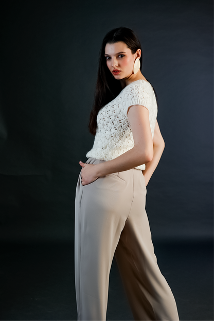 Beige Pants