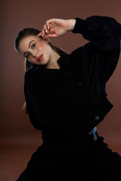 Black Bomber Jacket