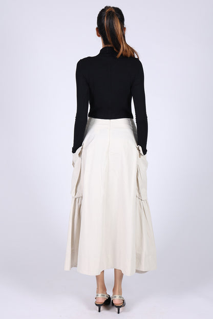 Turtle Neck Black T-shirt