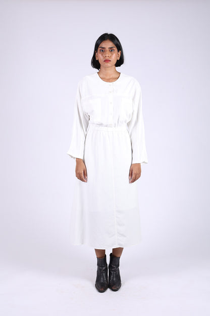 White Cotton Dress