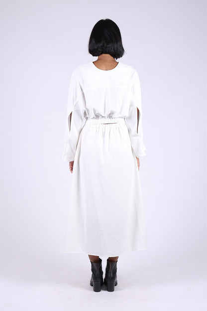 White Cotton Dress