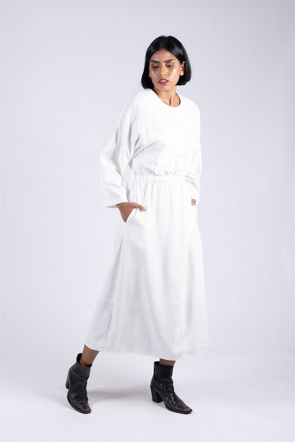 White Cotton Dress