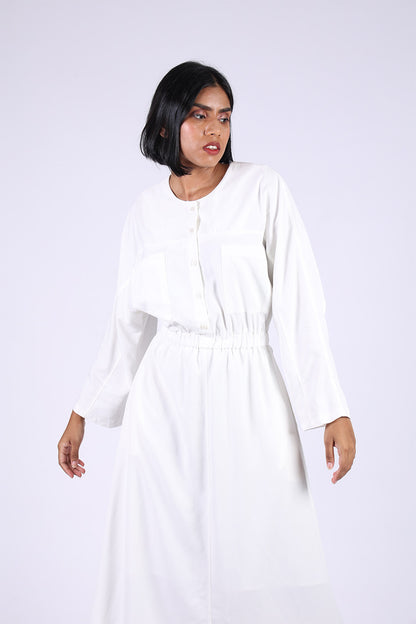 White Cotton Dress